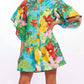 Eva Franco - Mallory Mini Dress With Tiered Sleeves