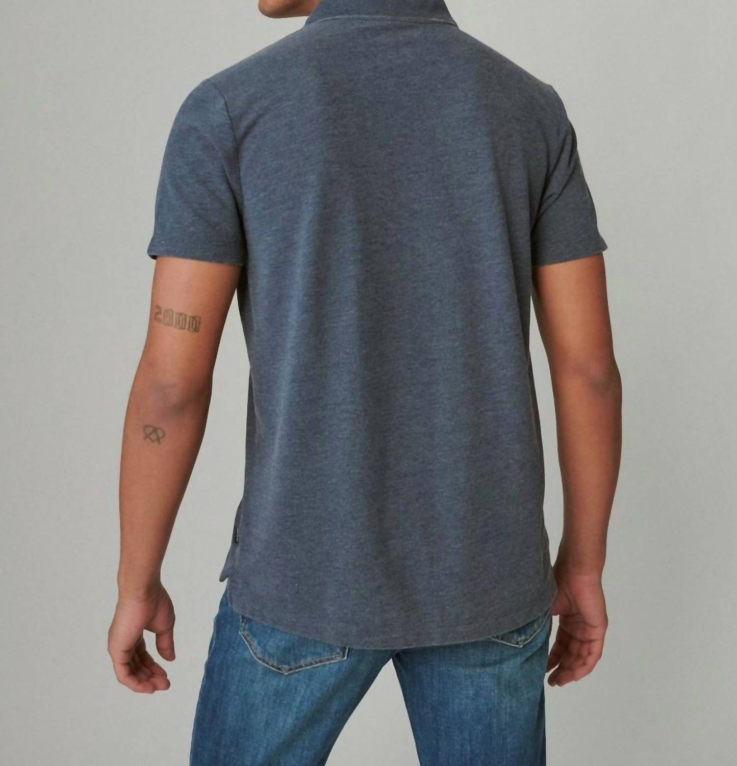 Lucky Brand - Venice Burnout Pique Short Sleeve Polo