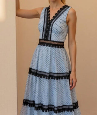 Akalia - Kiki Dotted Long Dress
