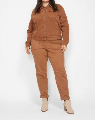 Judy Blue - Women's Garment Dyed Camel Jacket