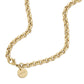 Eklexic - Women's Micro Royal Rolo Chain Lariat Necklace