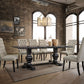 Morland 7 Pieces Dining Room Set - Black