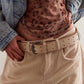 Free People - Women's Double Cross Leather Belt