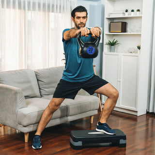 BalanceFrom Kettlebell Fitness Exercise Weights, Set of 3, 10, 15, and 20 Pounds