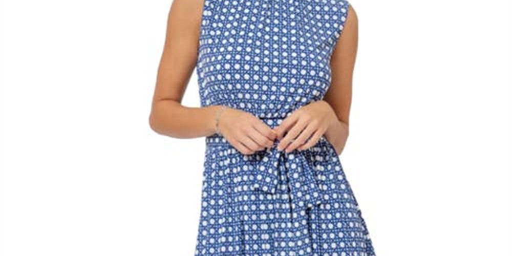 Leota Women's Sleeveless Mindy Dress in Bellwether Blue