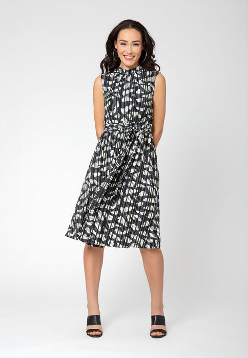 Leota Women's Mindy Sleeveless Midi Dress Blue