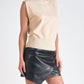 Elan - Sleeveless Mock Neck Sweater