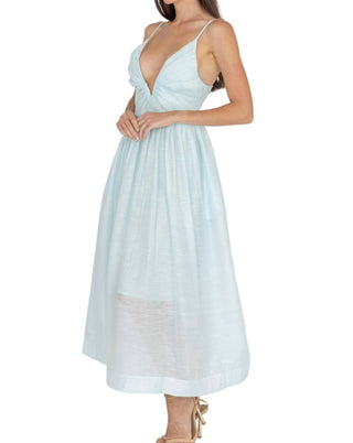 Akalia - Adeli V Neck Midi Dress