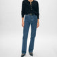 White + Warren - Cashmere Ribbed Gold Button Henley