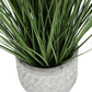 21" Tall Artificial Grass Plant in Potted Cement