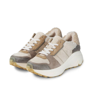 Bussola - Women's Brande Furry Laceup Sneakers
