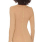 Enza Costa - Silk Knit Long Sleeve U Top