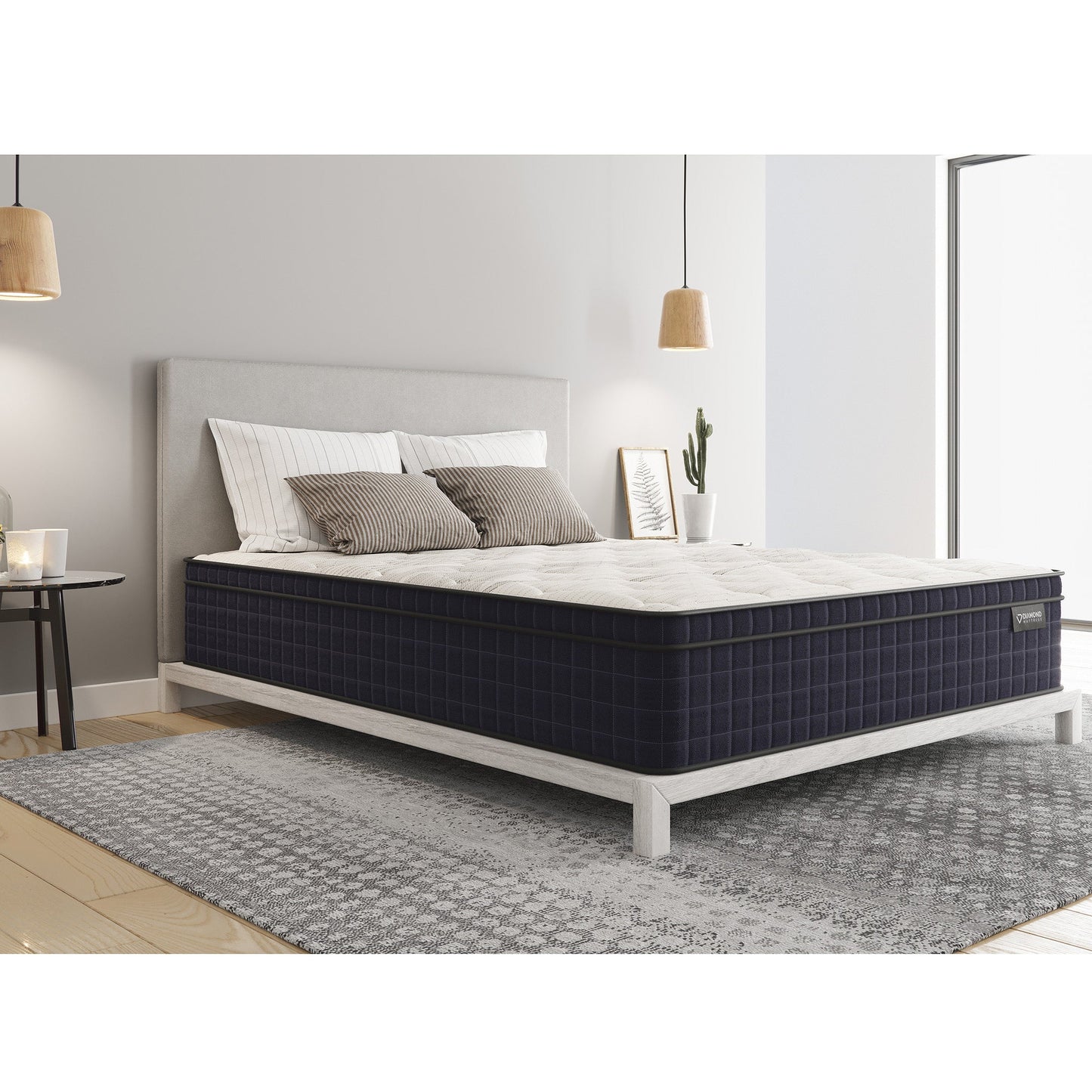 Diamond Nina Copper Cooling Hybrid Mattress Twin XL - Medium Feel