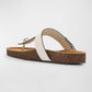 Tory Burch - Women's Mellow Croc Embossed Thong Sandals