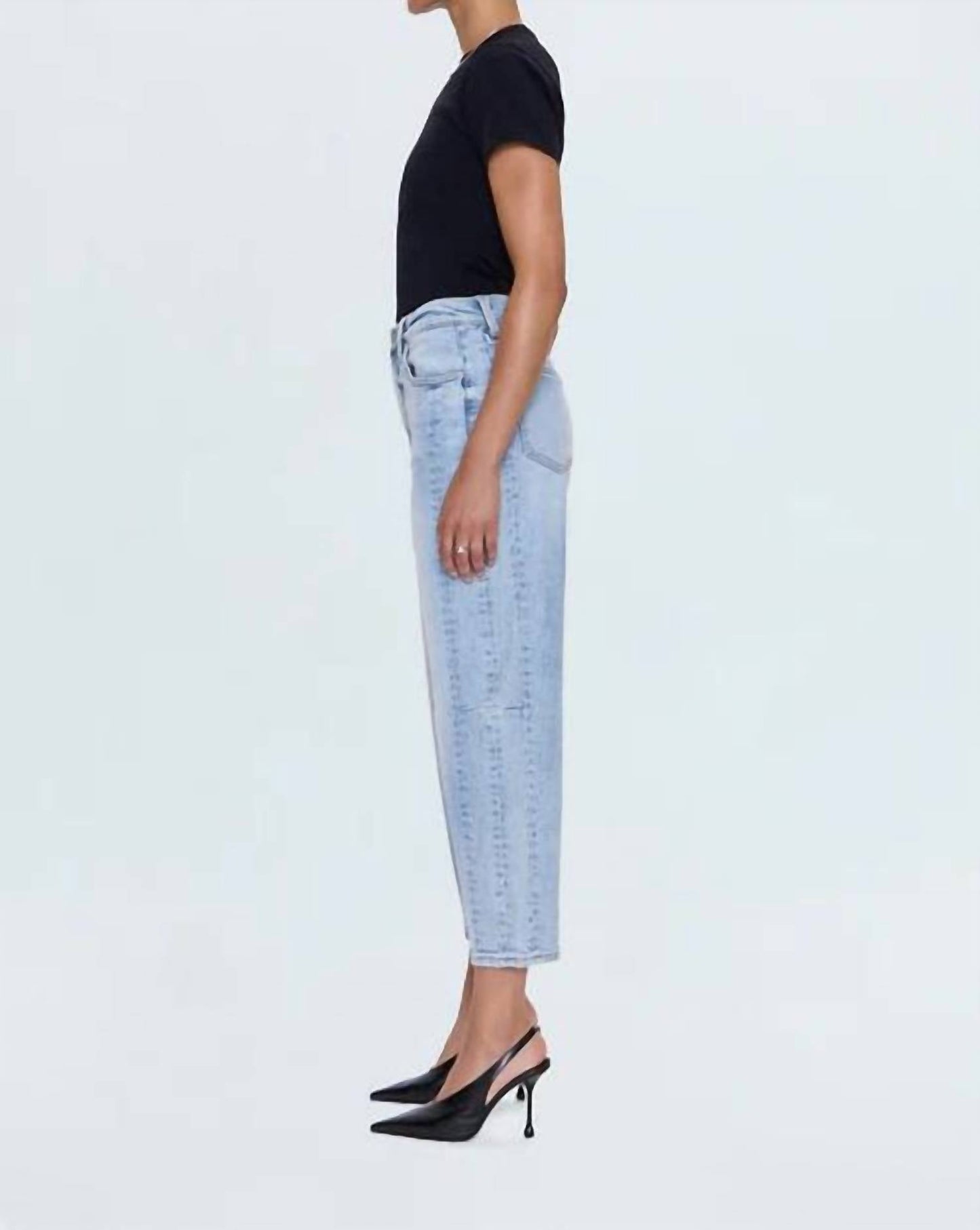 Pistola - Eli Barrel-shaped Bowed Leg Jeans