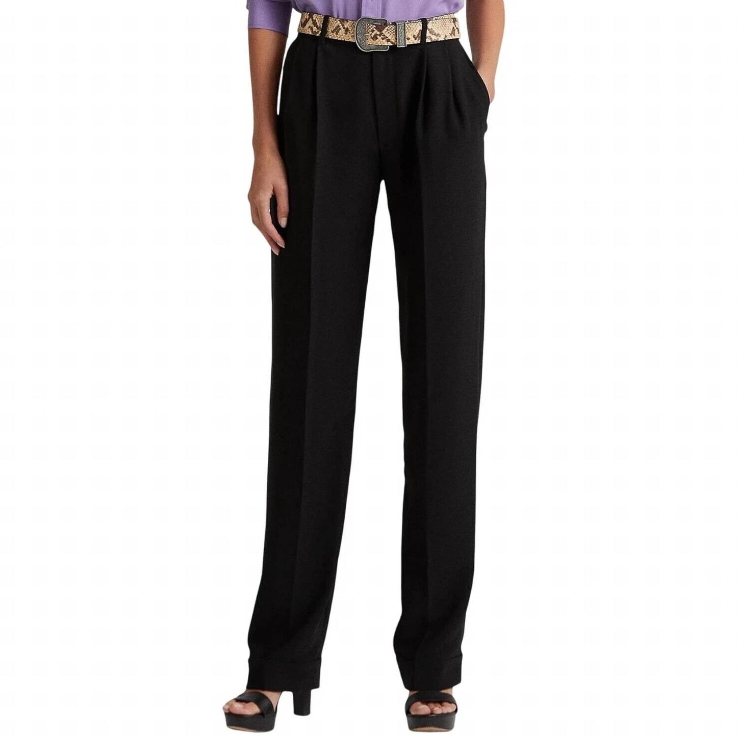 Ralph Lauren - Pleated Sable Crepe Pants