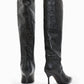 Allsaints - Women's Nori Shimmer Knee High Leather Boots