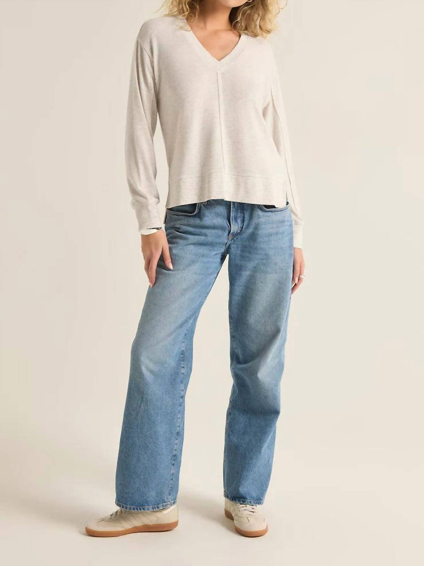 Z Supply - Wilder Cloud V-Neck Long Sleeve Top