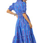 Style Usa - Vibrant Ruffle Smocked Midi Dress