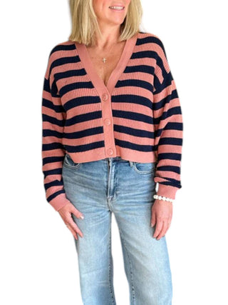 525 America - Charlie Button Front Cardigan