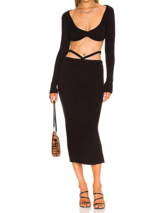 For Love & Lemons - MONA MIDI SKIRT