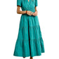 Molly Bracken - Short Sleeve Tiered Maxi Dress