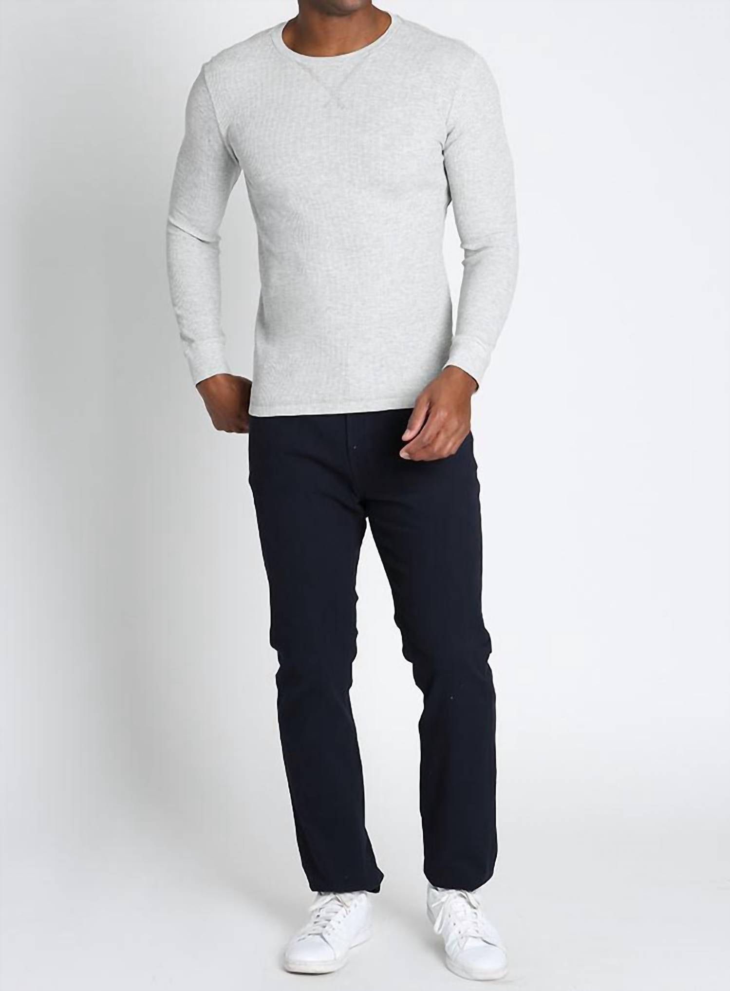 Jachs New York - Classic Waffle Crewneck Sweatshirt