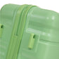 HIFINE Tourist 3-Piece Spinner Wheel Luggage Set in Green