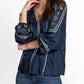 Johnny Was - RAELYN RAGLAN BLOUSE DEL MAR