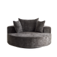 55'' Chenille Foam Single Swivel Chair