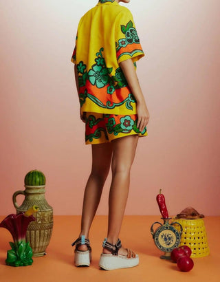 Alemais - Flame Button Shirt