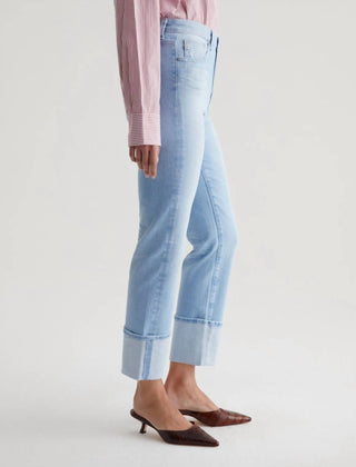 Ag Jeans - Saige High Rise Straight Crop Jeans