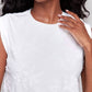 Charlie B - Floral Embroidered Sleeveless Cotton Top