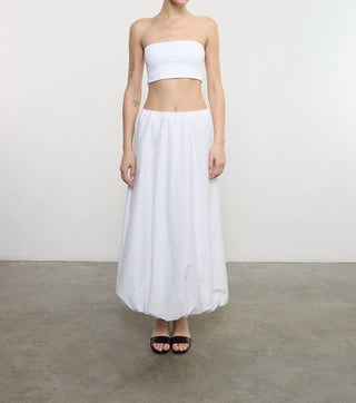 Enza Costa - POPLIN BUBBLE SKIRT