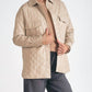 Elan - Faux Leather Quilted Jacket