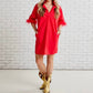 Caryn Lawn - Heather Feather Mini Dress