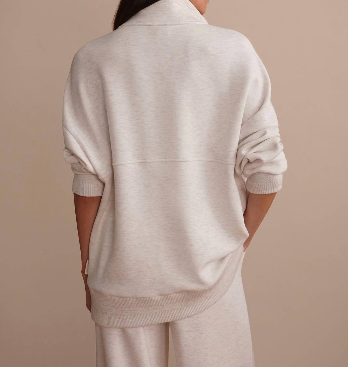 Varley - Molly Half Zip Longline Sweatshirt