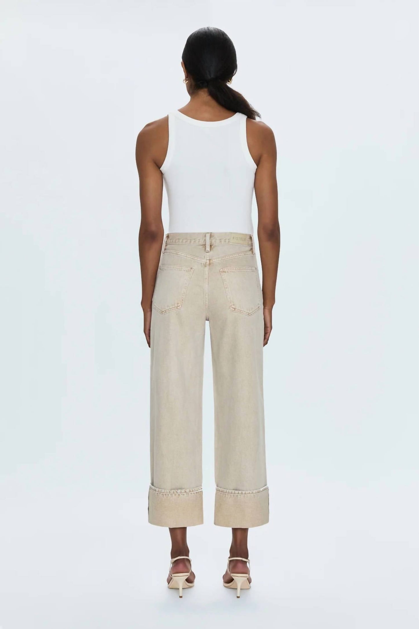 Pistola - Ryder High Rise Cuffed Straight Jeans
