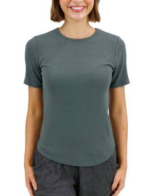 Grace And Lace - Essential Ribbed Short Sleeve Tee