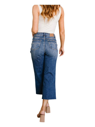 Judy Blue - Hayes High Rise Wide Leg Crop Jeans
