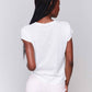 Charlie B - Cap Sleeve Crew Neck T-shirt