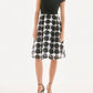 Joseph Ribkoff - Stripe Polka Dot Fit And Flare Dress