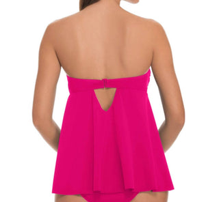 Profile By Gottex - D-Cup Bandeau Fly Away Tankini Top