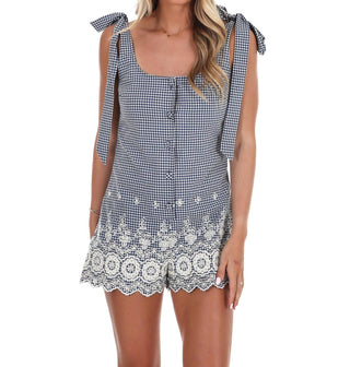 Mable - Sunday Stroll Button Down Romper