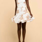 Ciebon - Alivia Embroidered Pinwheel Mini Dress