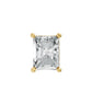 Aamiaa - Women's Radiant Shape 4 Prong Push Back Studs