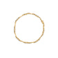 10k Gold 1/3 Cttw Diamond Miracle Set Alternating Bar and Link Bracelet (I-J Color, I1-I2 Clarity) - 7.75" Inches