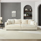 Modern Comfy Upholstered 4 Seat Sofa Cloud Couch, Deep Seat With Soft Pillows