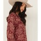 Ariat - Carmine Paisley Print Long Sleeve Snap Stretch Western Shirt