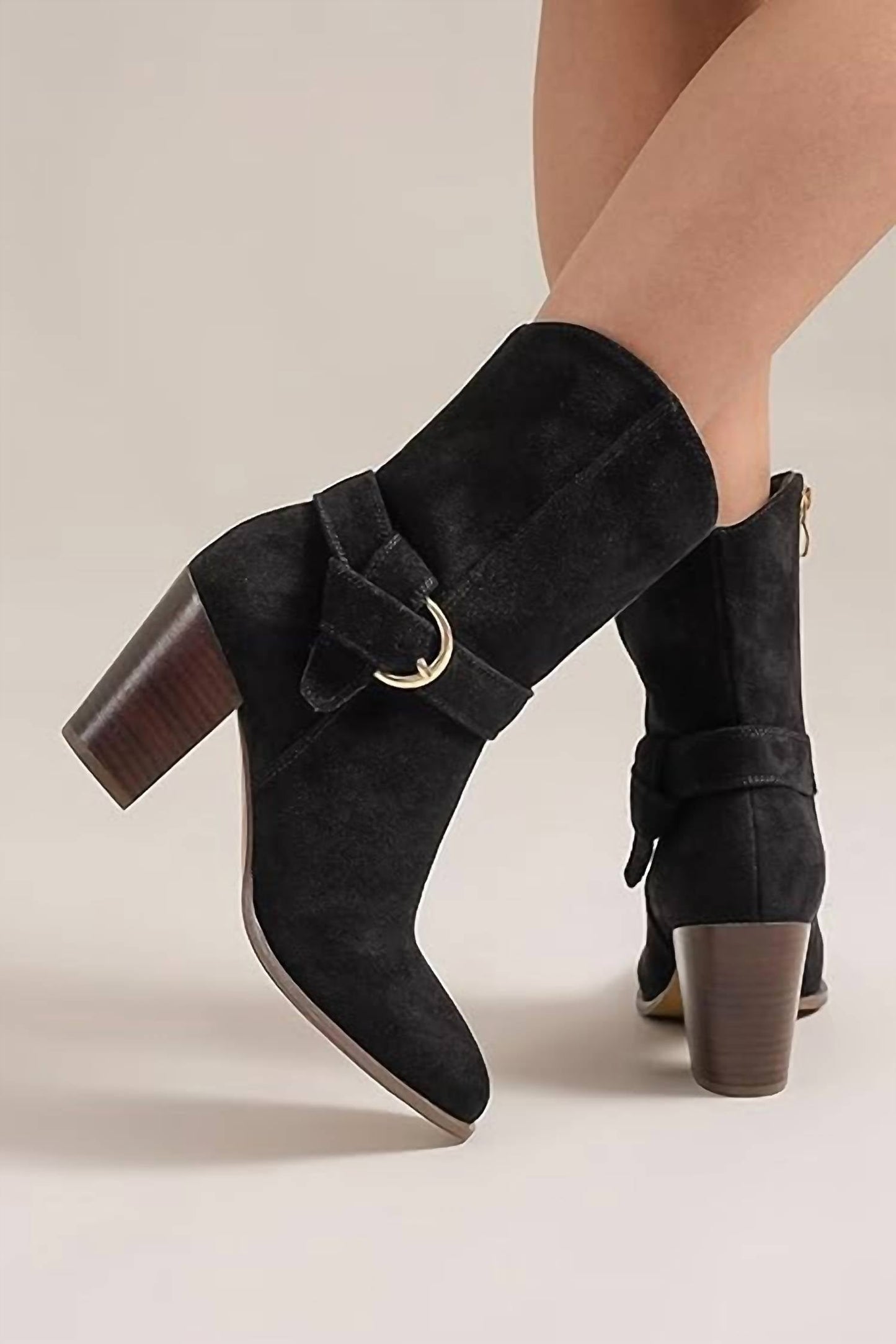 Beast Fashion - Women's Zane Faux Suede Bootie